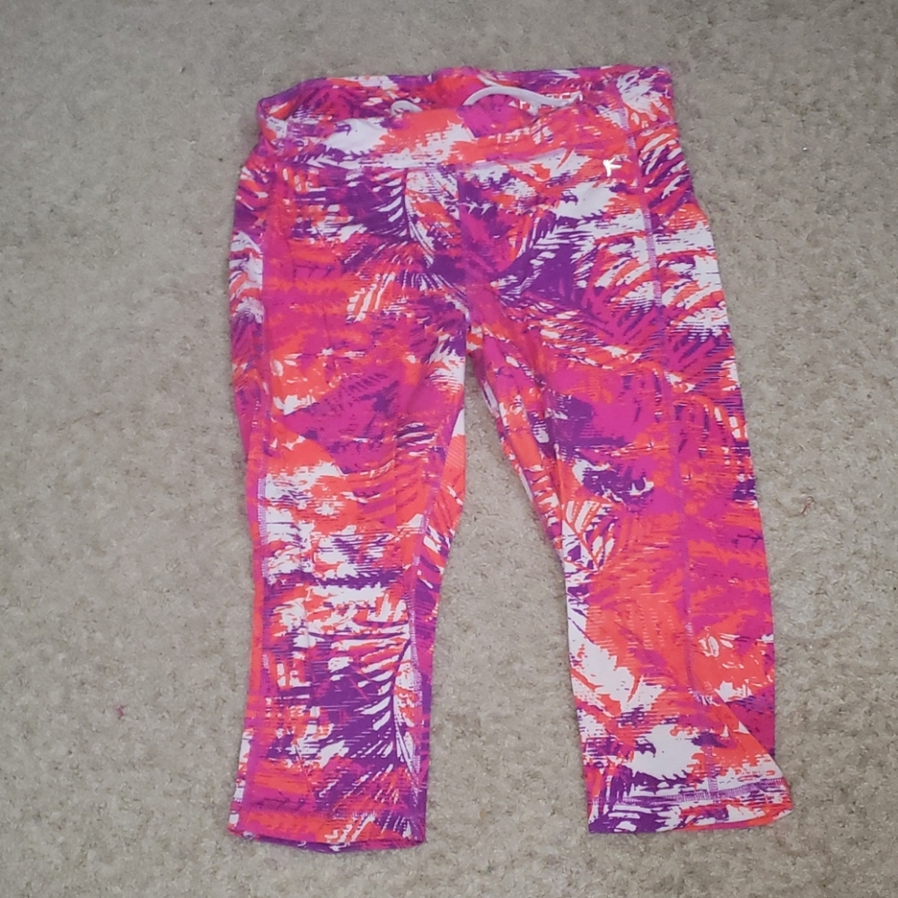 Colorful exercise tights